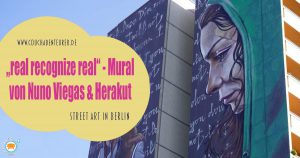 „real recognize real“ - Mural von Nuno Viegas & Herakut